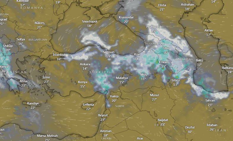 Ankara'nın kuzey ve batısı için gök gürültülü sağanak uyarısı 6